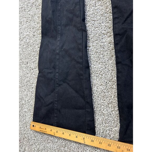 Free People Karly Jumpsuit Night Rider MD Long Sleeve Open Back Flare Leg Denim - Picture 13 of 14